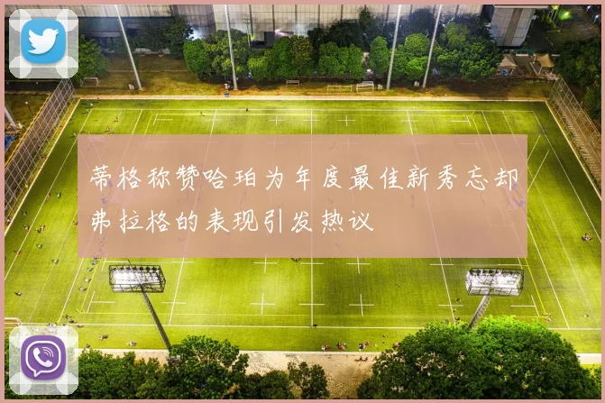 蒂格称赞哈珀为年度最佳新秀忘却弗拉格的表现引发热议